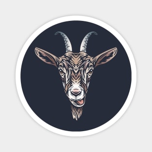 Goat Illustration Magnet